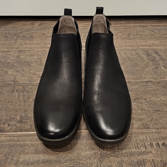 New Dansko Women's Louisa Black Burnished Leather Ankle Booties sz 42/US 11.5-12 - Picture 3 of 9